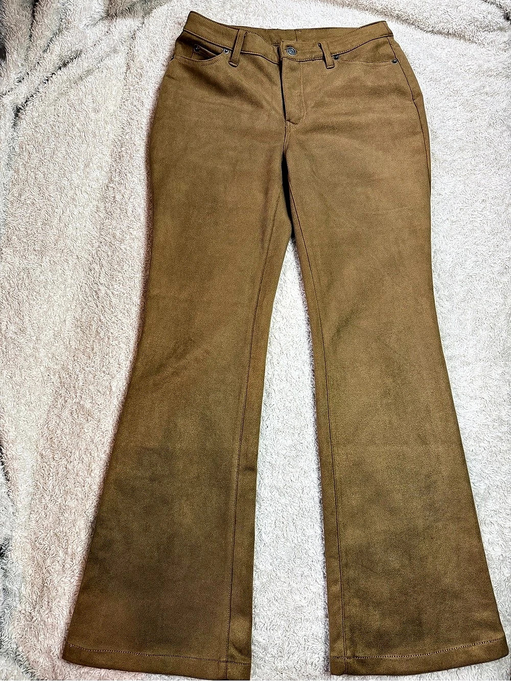 Elie Tahari Women's Brown Flare Pants Size 4